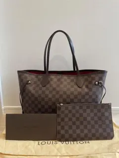 【使用3回】LOUIS VUITTON N41358 ネヴァーフル MM ダミエ