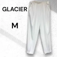 【GLACIER 】オフホワイト スラックスパンツ　上品　M