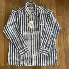 有松絞り　長袖シャツ