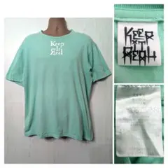 KEEP IT REAL キープイットリアル　半袖ロゴプリントＴシャツ　XL
