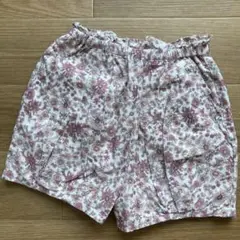 petit main 花柄ショートパンツ 120