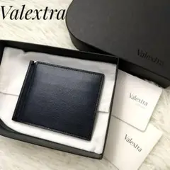 【美品】ヴァレクストラ 二つ折り財布 マネークリップ 薄型 4