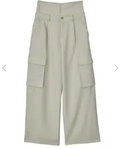 DENIM LIKE CORSET WORK PANTS