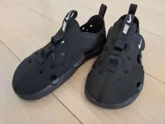 【超美品】Nike キッズ サンダル サンレイプロテクト4 ブラック　18cm