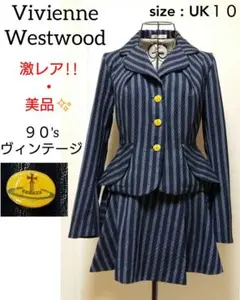 vivienne westwood ゴールドレーベル 90年代 スーツ 紺