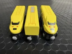 木製 電車おもちゃ 3点セット