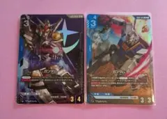 ガンダムカードゲーム　LR+ ガンダム　パラレル　LR ガンダム　2枚セット