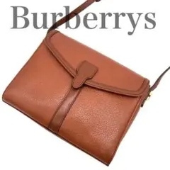 【美品】burberry ショルダーバッグ レザー ノバチェック シャドーホース