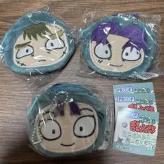 忍たま乱太郎 ミニポーチキーホルダー 第二段 3点 まとめ売り