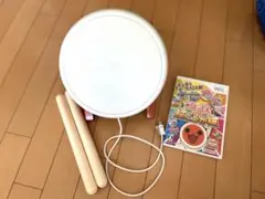 Wii 太鼓の達人 ソフト タタコン バチ付