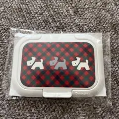 【新品・匿名配送】ビタット ミニ ファミリア 赤 レッド チェック 犬