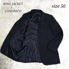 極美品✨RING JACKET×カノニコ　テーラードジャケット　チェック　50