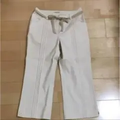 ル クールブラン☆オフホワイトパンツ