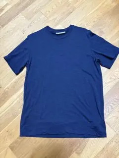 【美品】ICEBREAKER メリノウール TシャツMネイビー　アイスブレイカー