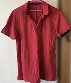Burberry Black Label 赤 ドット柄 ポロシャツ