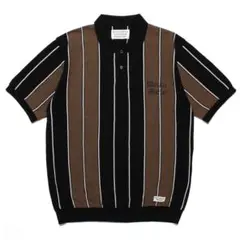 WACKO MARIA ワコマリアSTRIPED KNIT POLO SHIRT WACKO MARIA(ワコマリア) / STRIPED JACQUARD SUMMER KNIT POLO
