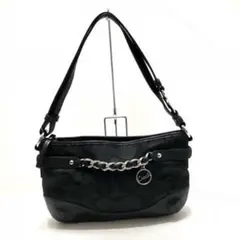 ✨美品✨シグネチャー COACH レザーxキャンバス 2way ショルダーバッグ
