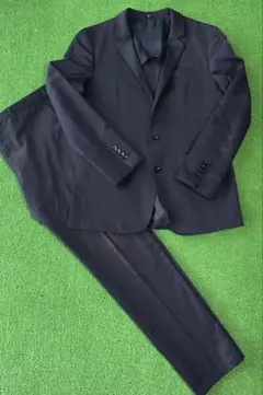 SUIT SELECT ブラックスーツ 上下セット A6サイズ｜175cm前後