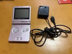 ゲームボーイアドバンス SP パールピンク 本体+充電ケーブル