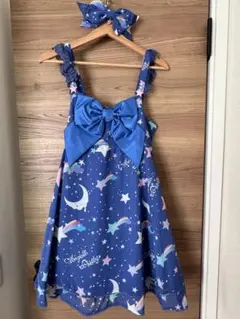 Angelic PrettyDream Skyジャンパースカート（2013） 青 Dream Sky JSK by Angelic Pretty
