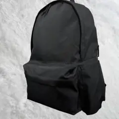 美品✨無印良品 肩の負担を軽くする 撥水 リュックサック ブラック