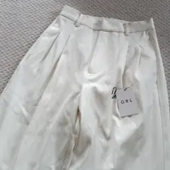 アイボリー ワイドパンツ Mサイズ GRL