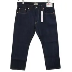 新品 ユニクロ セルビッチ ジーンズ デニム W35 リジット 赤耳
