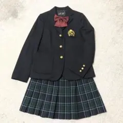 【匿名配送】着用1回！イーストボーイ 紺ブレ エンブレム付き 3つ金ボタン 9号