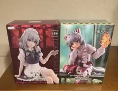 東方Project ぬーどるストッパーフィギュア 十六夜咲夜 藤原妹紅2点セット