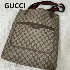 GUCCI トートバッグ GG柄 シェリーライン インターロッキング A4収納可