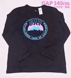 タグ付き 新品 GAP 140cm GAP アーチ ロゴ プリント Tシャツ