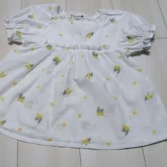 ブランシェス　お揃い　ミモザ柄　チュニック　110サイズ