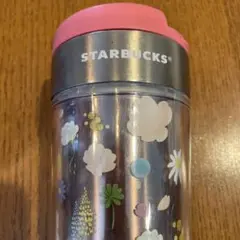 STARBUCKS 花柄 タンブラー ピンク