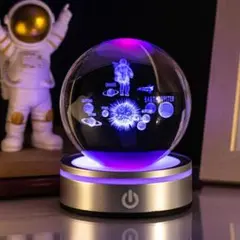 〆星の王子様 雑貨 グッズ 置き物 玄関 おしゃれ 装飾品 クリスタルボール