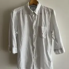 ikka ドット柄シャツ Lサイズ ドット柄