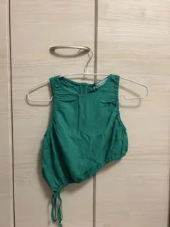 【ZARA】ザラ　アシメントリーキャミソール　ノースリーブ