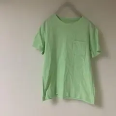ライトグリーン Tシャツ ポケット付き　キッズ