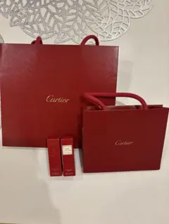 新品未使用Cartier 香水サンプル2種 ギフトバッグ付き ショッパー