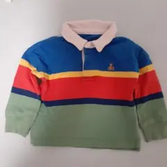 GAP カラフルストライプ ポロシャツ 12-18ヶ月