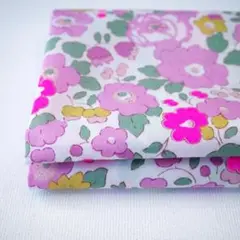 ネオンリバティ3.ベッツィ☆タナローン☆コットン☆カットクロス☆蛍光ピンク