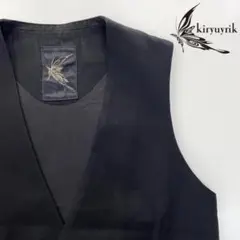 美品 kiryuyrik キリュウキリュウ ホログラム 刺繍ベスト ユニセックス