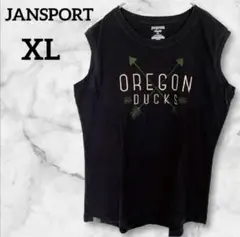 1点物✨JANSPORT【XL】ノースリーブTシャツ ブラック タンクトップ