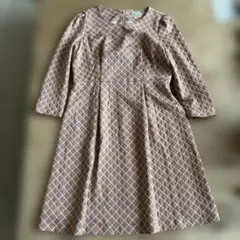 Samantha James ピンク系長袖ワンピース 11
