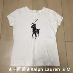 ★一回着★Ralph Lauren ラルフローレン　ビッグポニー　Tシャツ　S