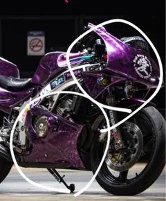 nsr250用？ 耐久カウル アッパーカウル cbr250rr バリバリマシン