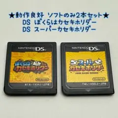 ★動作良好 ソフトのみ★DS ぼくらはカセキホリダー & スーパーカセキホリダー
