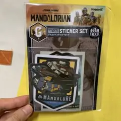 star wars MANDALORIAN G賞　happyくじ　ステッカー