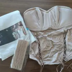 マタニティ bloom LUXE ベージュ ブライダルインナー