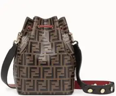 FENDI フェンディ 巾着バッグ ズッカ モントレゾール バケットバッグ