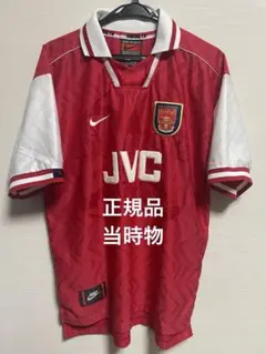 アーセナル NIKE 95/96 ユニフォーム アウェイ JVC Vintage Arsenal Shirt Extra Large Blue Away Kit 1995 1996